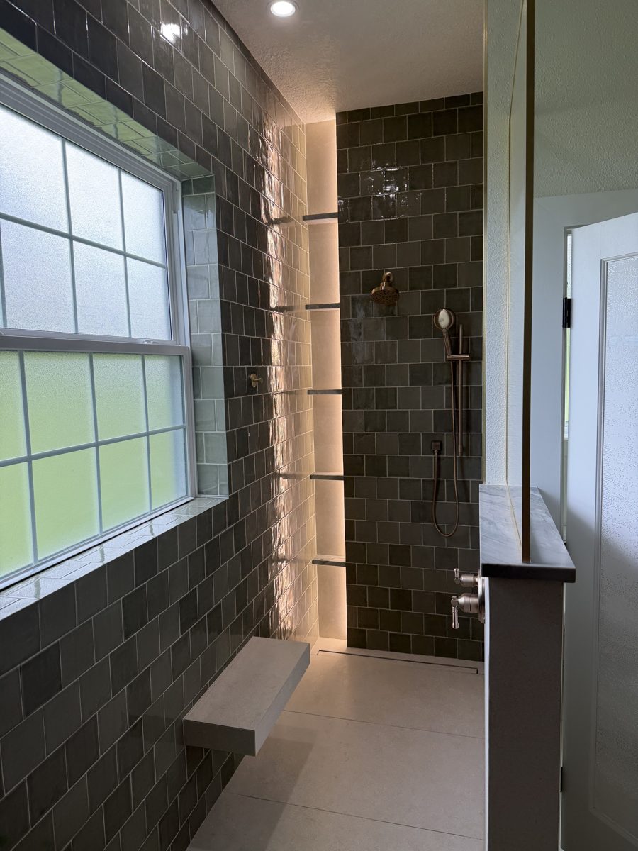 Built, shower