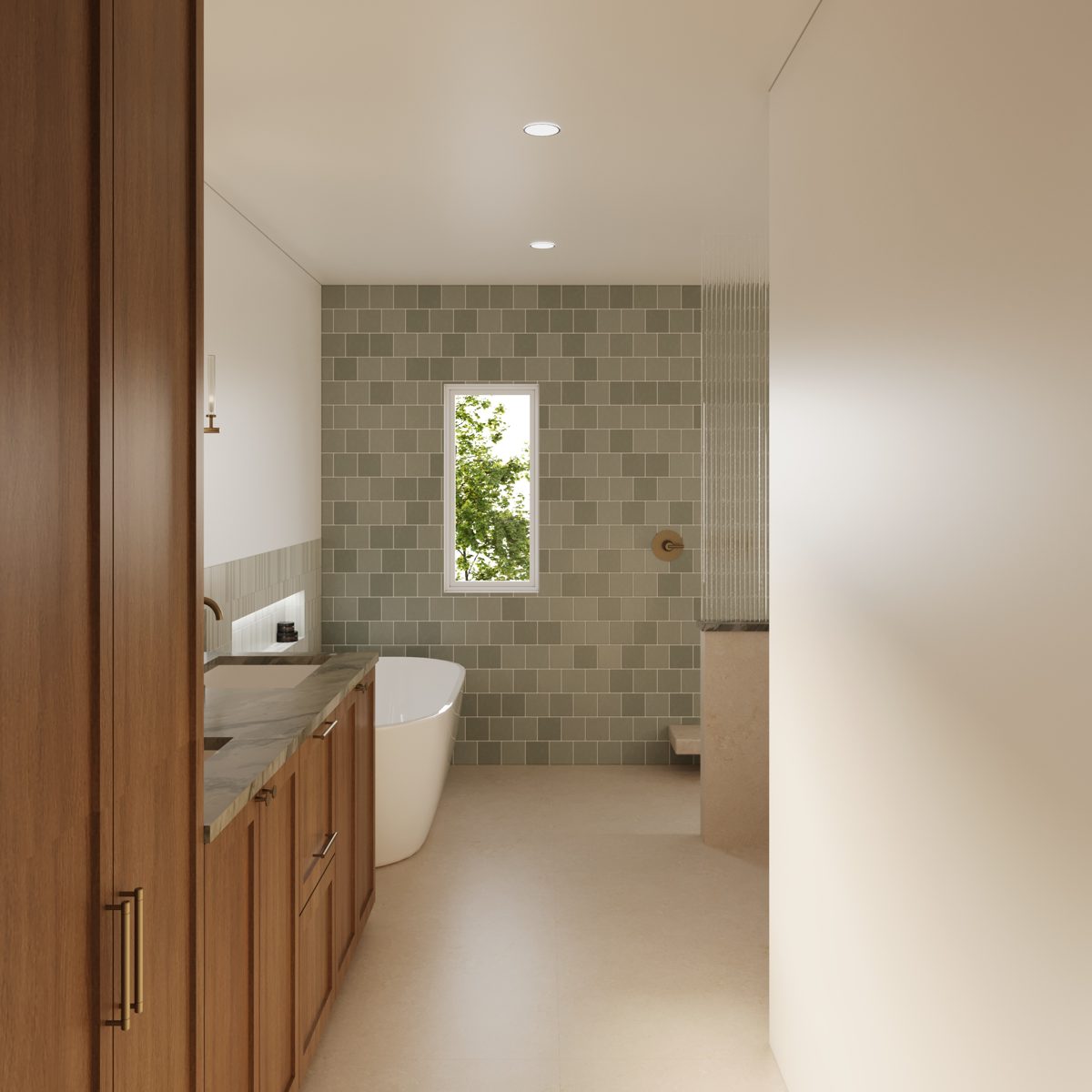 Rendering, wide view
