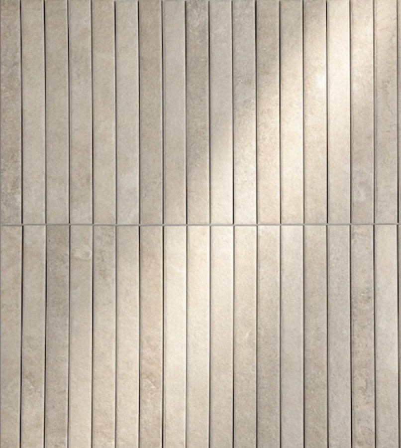 Trulli Sabbia reeded feature-wall tile