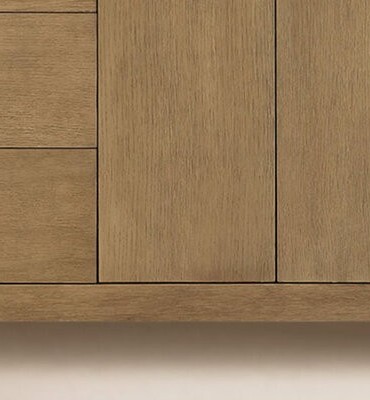 White oak vanity tone